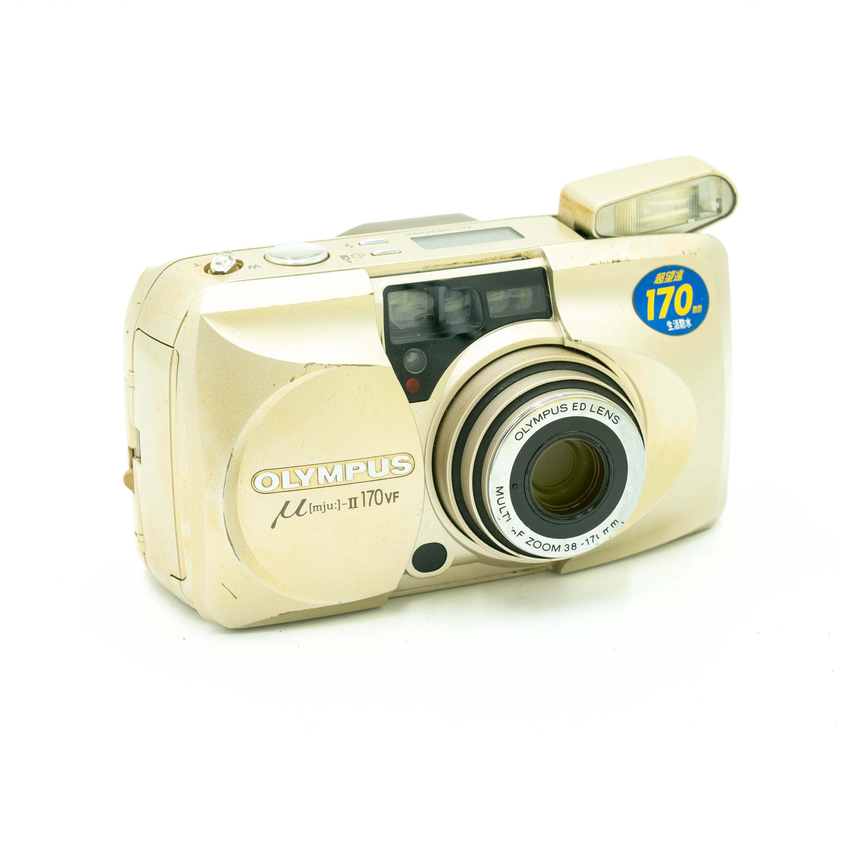 【ジャンク品】 OLYMPUS μ mju:-II 170 VFフィルムカメラ OLYMPUS μ [mju:]-II 170 VF コンパクトフィルムカメラ