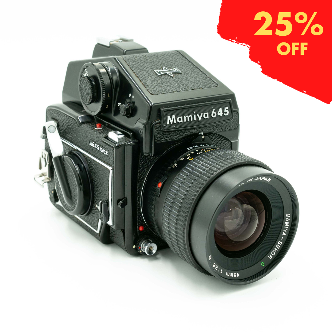 Mamiya M645 1000S + SEKOR C 80mm F1.9 マミヤ 中判フィルムカメラ 単焦点