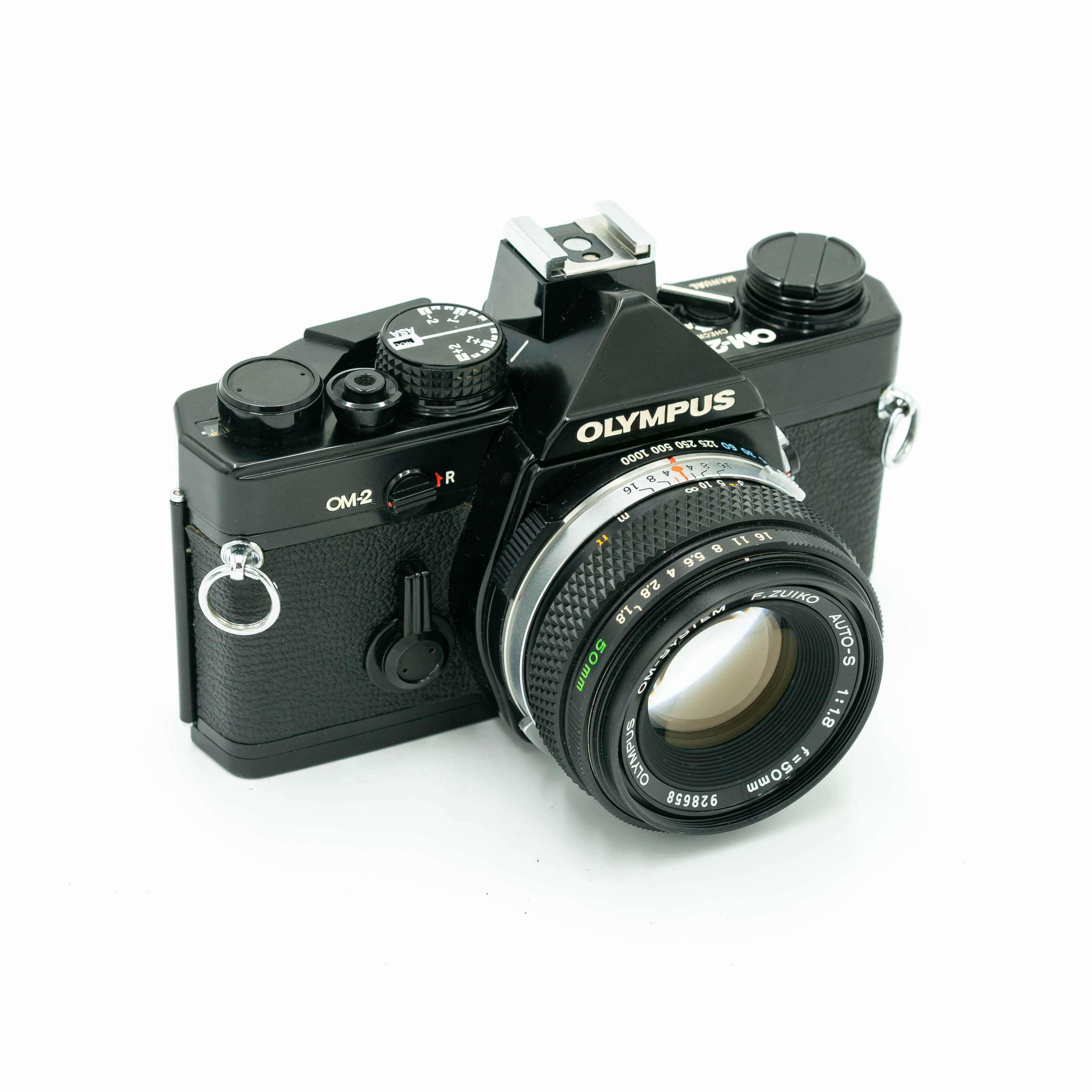 OLYMPUS OM-2 N Black + 50mm F1.4 - フィルムカメラ
