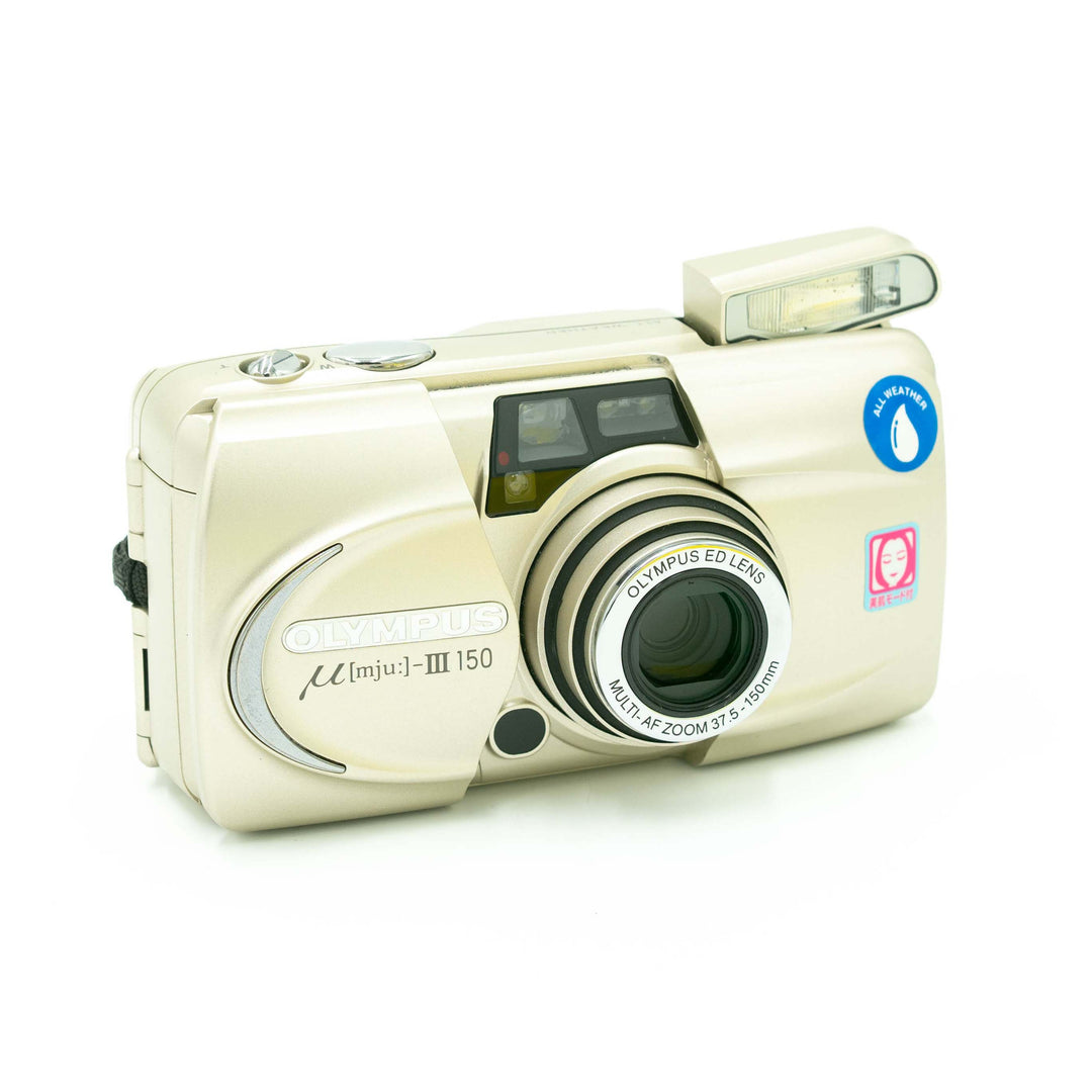 【美品】OLYMPUS μ [mju:] III ZOOM 150◯ BRAND NEW-Olympus Mju III Zoom 150 35mm Film Camera Point and