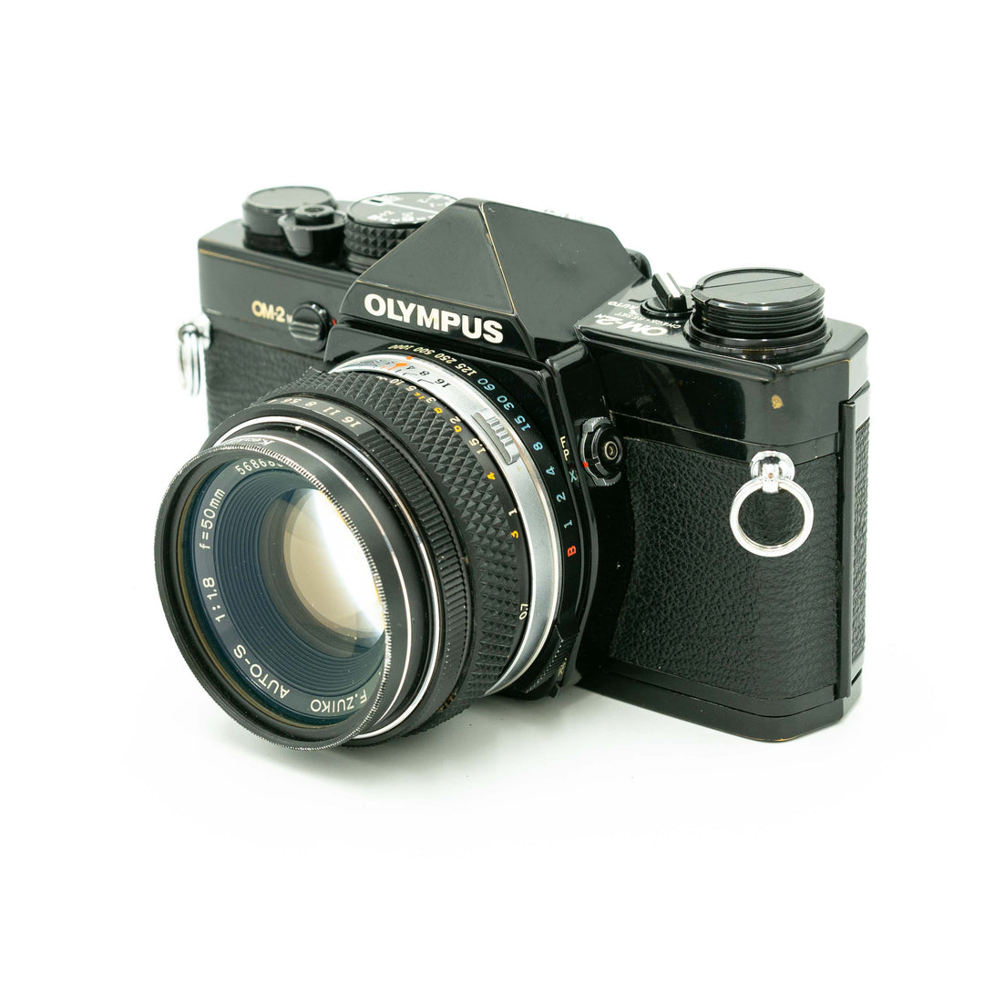専用★ OLYMPUS OM-2N + 標準レンズ 50mm Olympus OM-2N Camera with 50mm f1.8 Lens | Blue Moon Camera