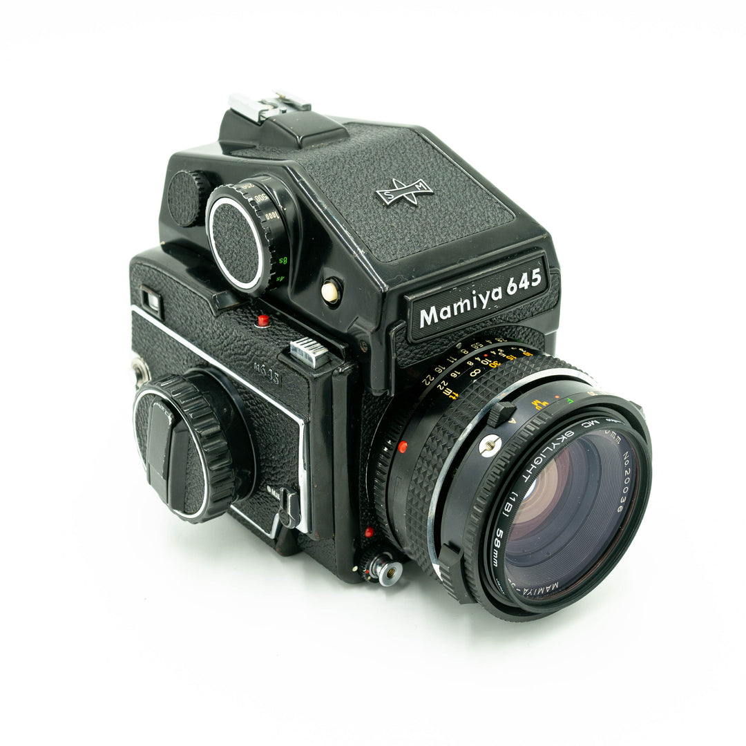 フィルムカメラ Mamiya M645 1000S + SEKOR C 70 4N #969 ☆SOLD☆ [Near MINT] Mamiya M645 1000S Eyelevel Finder +