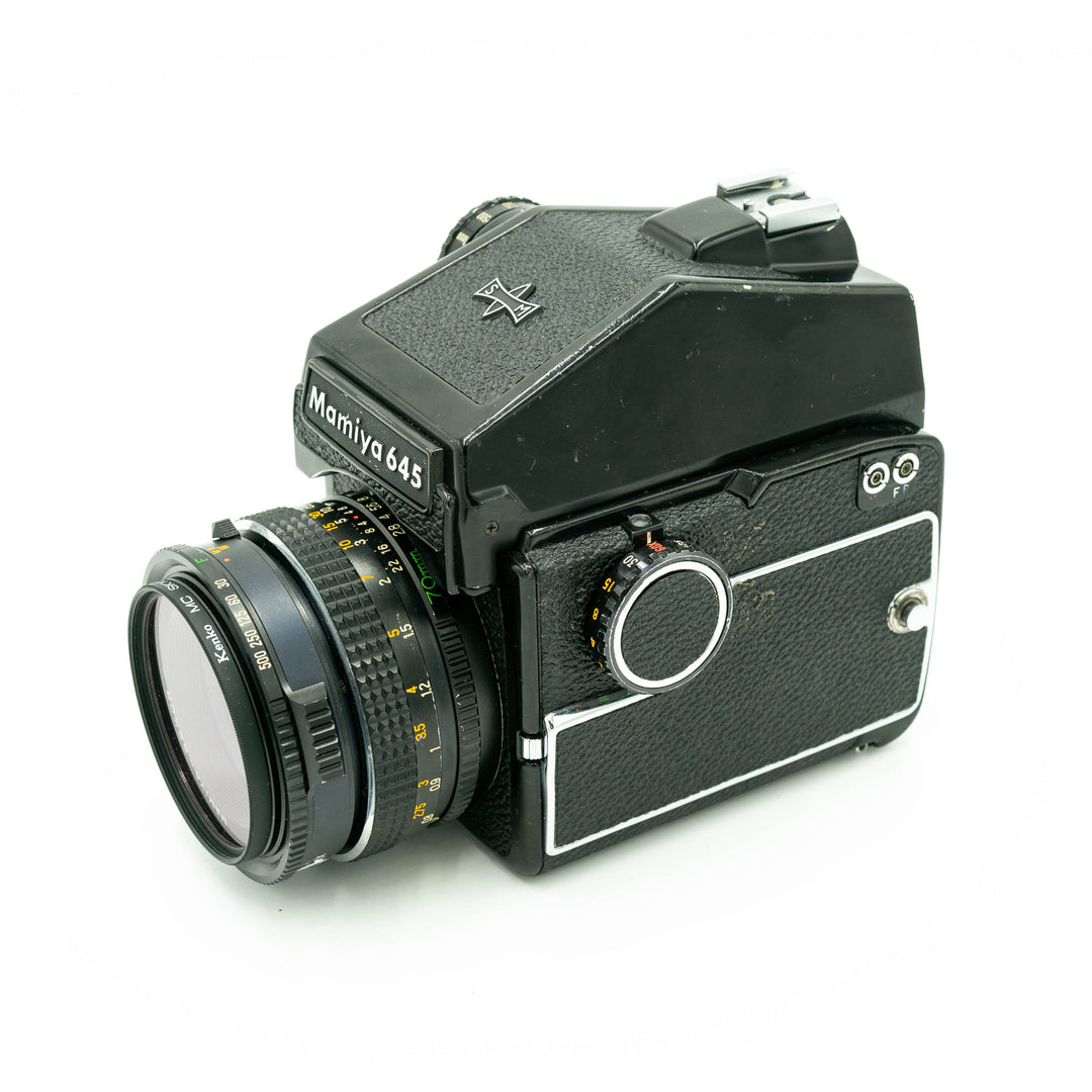 マミヤ Mamiya M645 1000S SEKOR C 80mm F2.8 EXC+++!!】Mamiya M645 1000S Film Camera w/ sekor C 80mm f